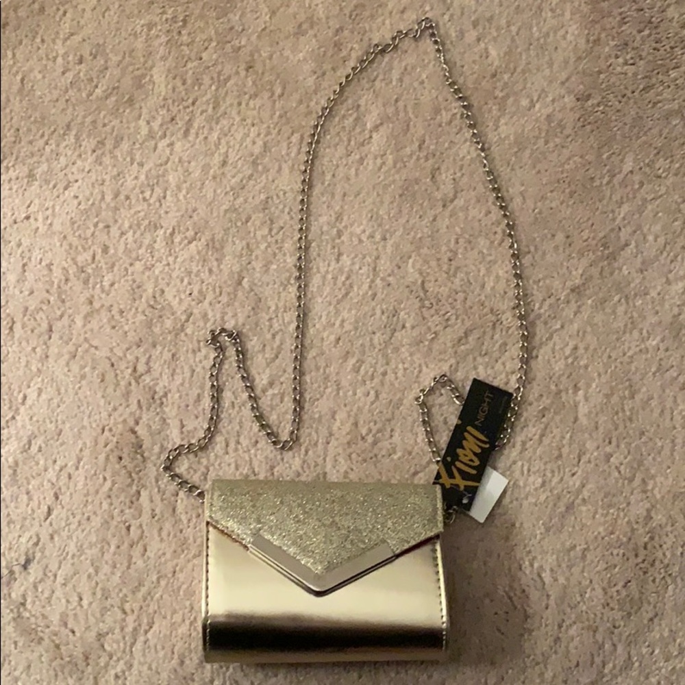 Gold purse new with tags